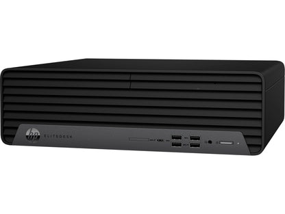 HP EliteDesk 800 G6 SFF Desktop PC – Core i7-10700 / 16GB RAM / 512GB SSD / Win 11 Pro (5L1Z6EA) — side view