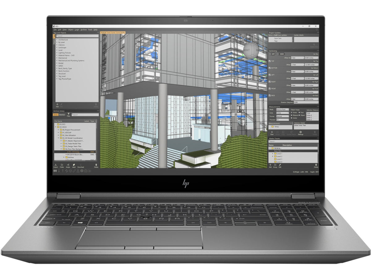 HP ZBook Fury 15 G8 Notebook PC – Core i7-11800H / 15.6″ FHD / 32GB RAM / 1TB SSD / NVIDIA T1200 4GB Graphics / Win 11 Pro (6