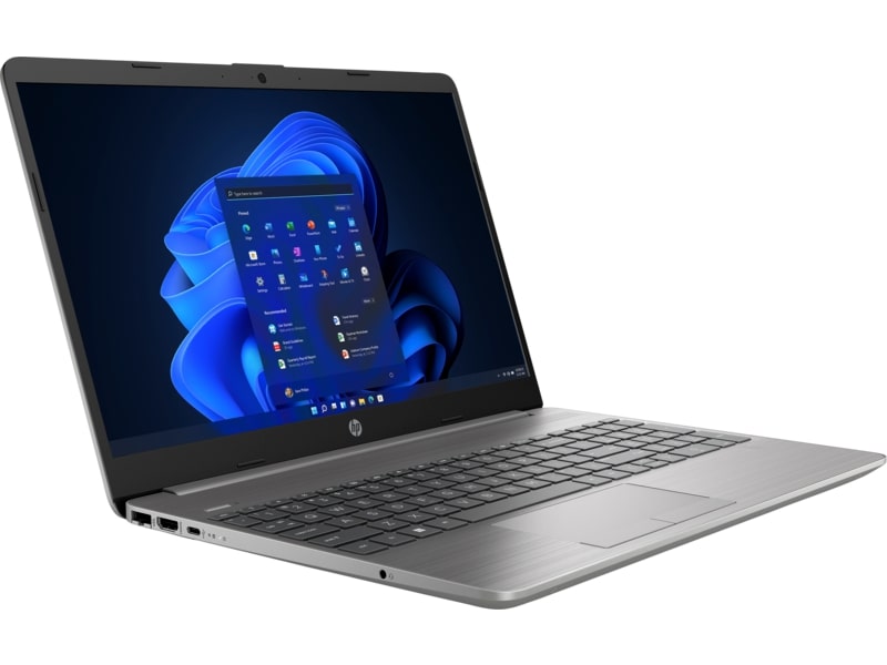 HP 255 G9 Notebook PC – Ryzen 3-5425U / 15.6″ HD / 8GB RAM / 256GB SSD / Win 11 Home / Asteroid Silver (6Q7Y7ES) — front view