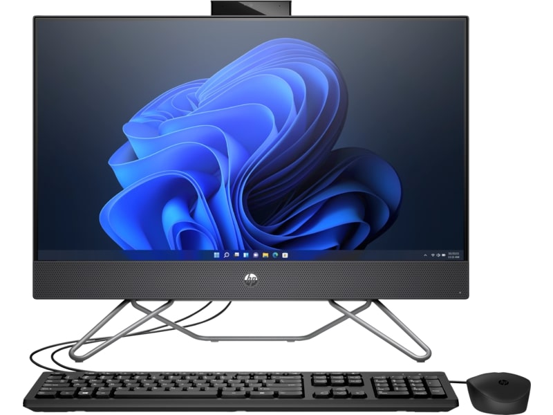 HP 205 G8 All-in-One Desktop PC – Ryzen 5-5625U / 23.8″ FHD / 8GB RAM / 512GB SSD / Win 11 Pro (6D3D9EA) image 1