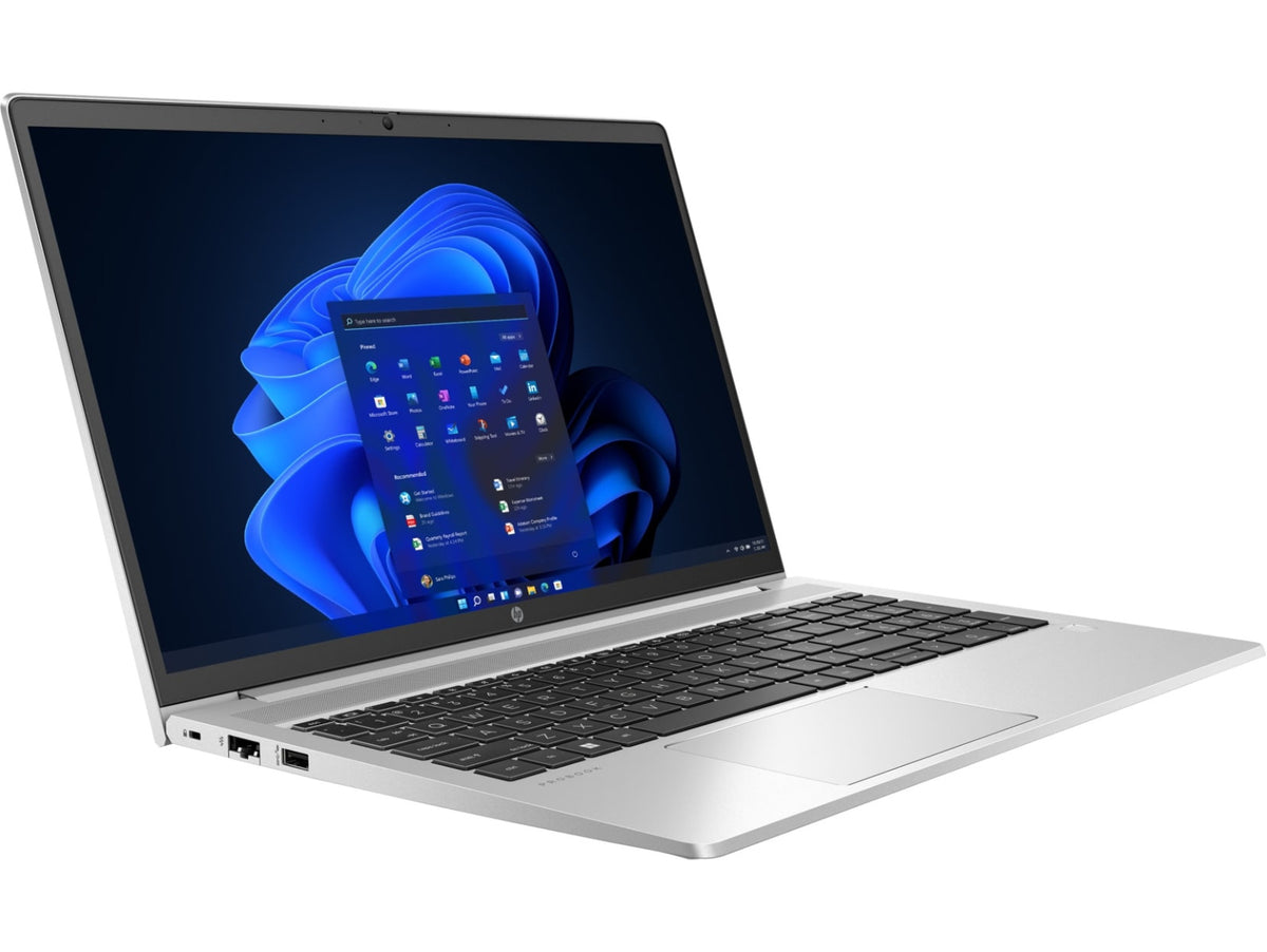 HP ProBook 455 G9 Notebook PC – Ryzen 5-5625U / 15.6″ FHD / 8GB RAM / 256GB SSD / Win 11 Pro / Pike Silver Aluminum (6S7U2EA)