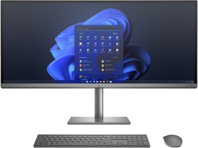 HP 34 All-in-One Desktop PC – Core i9-12900 / 34.0″ WUHD / 16GB RAM / 1TB SSD / NVIDIA RTX 3060 6GB / Win 11 Pro (5M9Q6EA) image 1