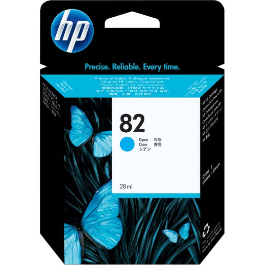HP 82 69-ml Cyan Ink Cartridge (C4911A) image 1
