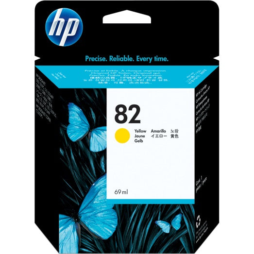 HP 82 69-ml Yellow Ink Cartridge (C4913A) image 1