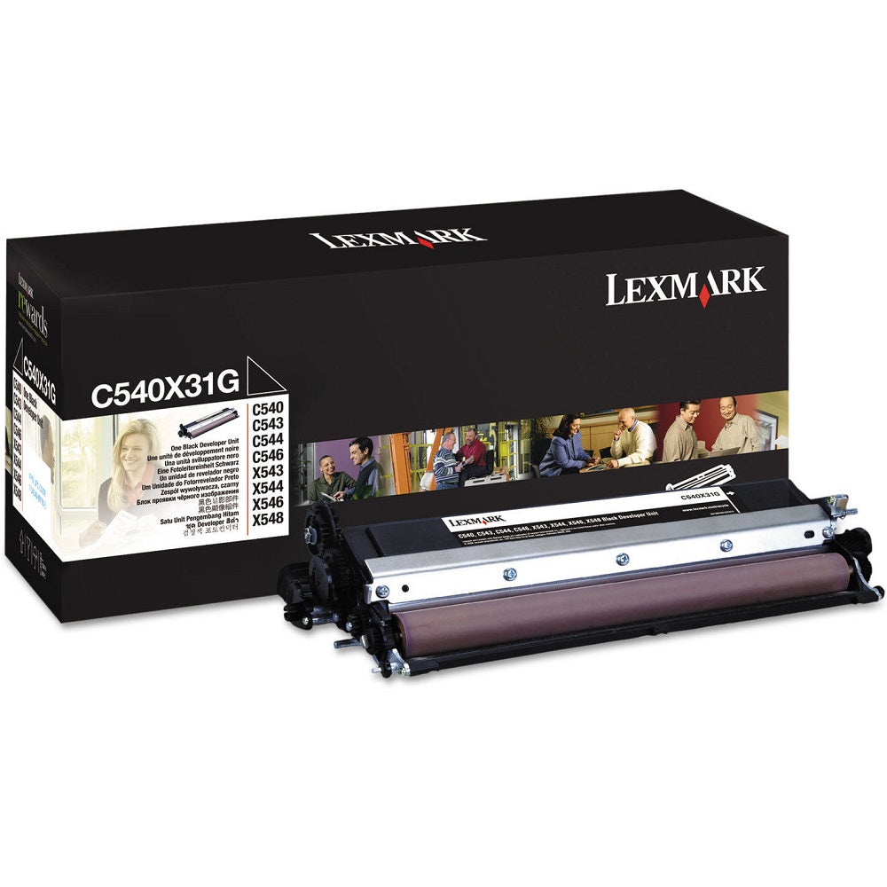 Lexmark C540X31G Black Developer Unit image 1