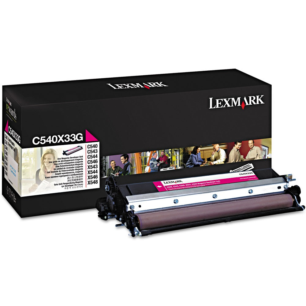 Lexmark C540X33G Magenta Developer Unit image 1