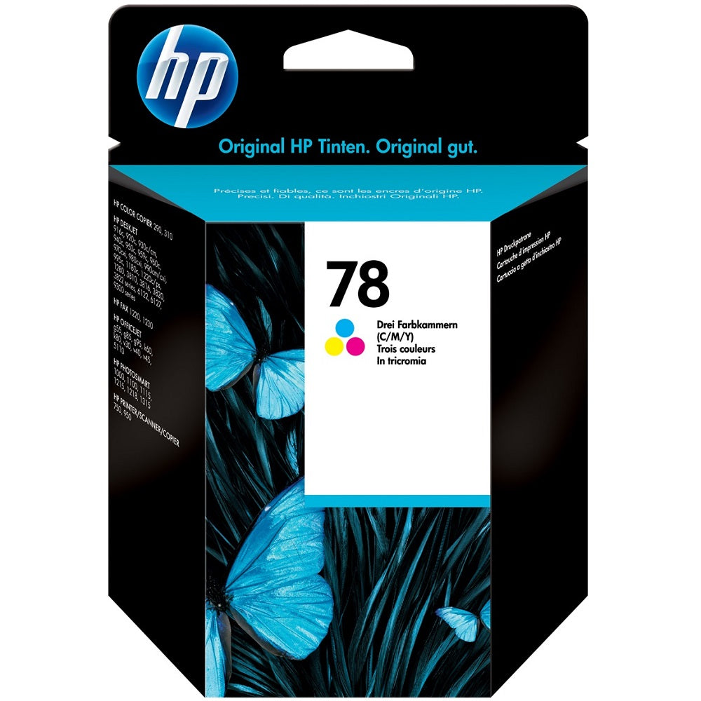 HP 78 Tri-colour Inkjet Print Cartridge (C6578D) image 1