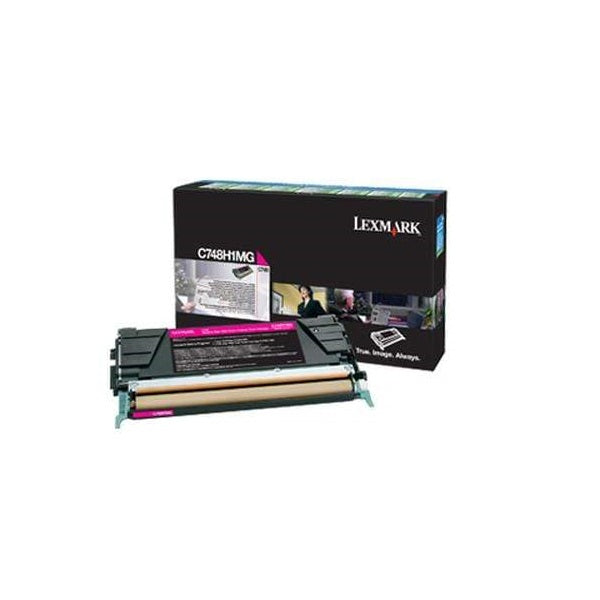 Lexmark C748H1MG Magenta High Yield Return Program Laser Toner Cartridge image 1