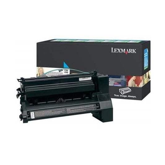 Lexmark C782X1CG Return Program Cyan Laser Toner Cartridge image 1