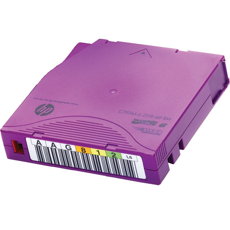 HPE LTO-6 Ultrium 6.25TB MP RW Non Custom Labeled Data Cartridge 20 Pack (C7976AN) image 1