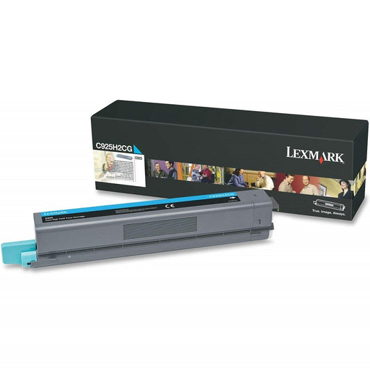 Lexmark C925H2CG High Yield Cyan Laser Toner Cartridge image 1
