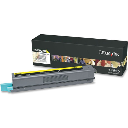 Lexmark C925H2YG High Yield Yellow Laser Toner Cartridge image 1