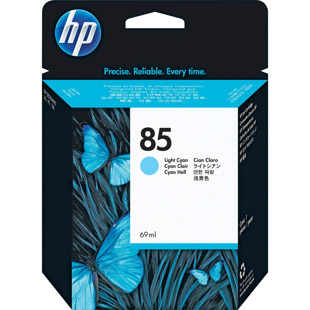 HP 85 Light Cyan Ink Cartridge (C9428A) image 1