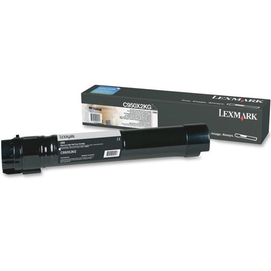 Lexmark C950X2KG Extra High Yield Black Laser Toner Cartridge image 1