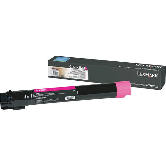 Genuine Lexmark C950X2MG Extra High Yield Magenta Laser Toner Cartridge image 1