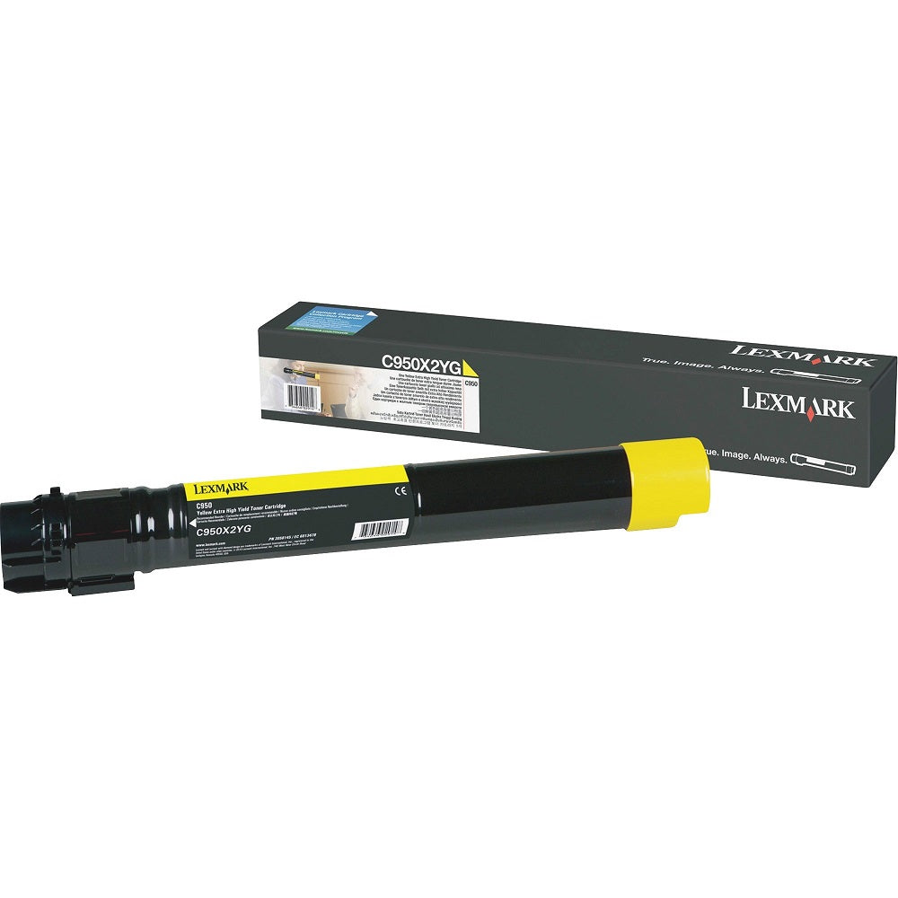 Lexmark C950X2YG Extra High Yield Yellow Laser Toner Cartridge image 1