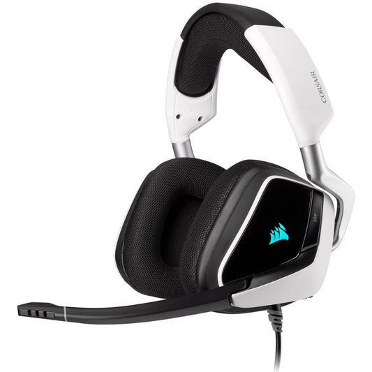 Corsair Void RGB Elite USB Premium Gaming Headset – White image 1