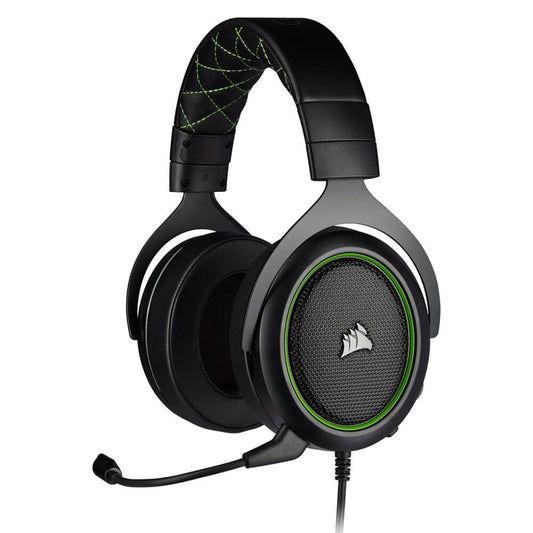 Corsair HS50 Pro Stereo Gaming Headset – Green image 1