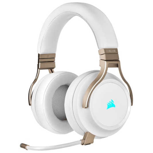 Corsair VIRTUOSO RGB Wireless High-Fidelity Pearl Gaming Headset (CA-9011224-AP) image 1