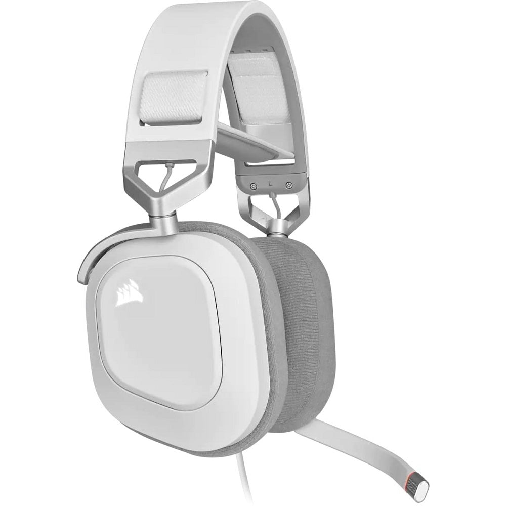 Corsair HS80 RGB USB White Wired Gaming Headset (CA-9011238-AP) image 3