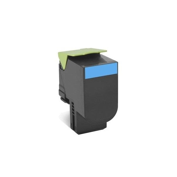 Lexmark 708XC Cyan Extra High Yield Return Program Toner Cartridge (70C8XC0) image 1
