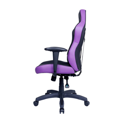 Cooler Master Caliber E1 Purple & Black Gaming Chair (CMI-GCE1-PR) — rear view
