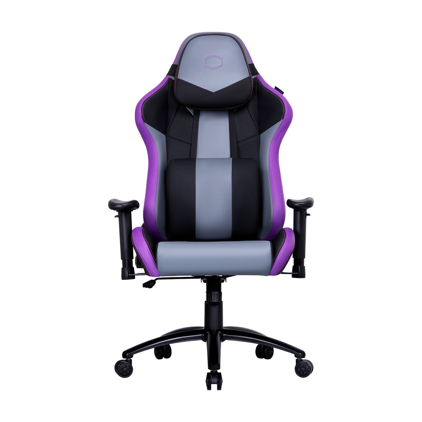 Cooler Master Caliber R3 Black, Purple & Grey Gaming Chair (CMI-GCR3-PR) image 1