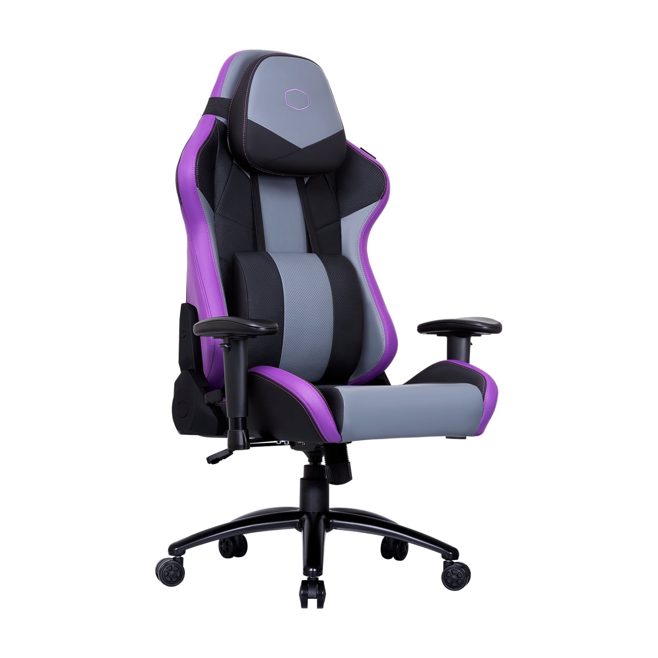 Cooler Master Caliber R3 Black, Purple & Grey Gaming Chair (CMI-GCR3-PR) image 3