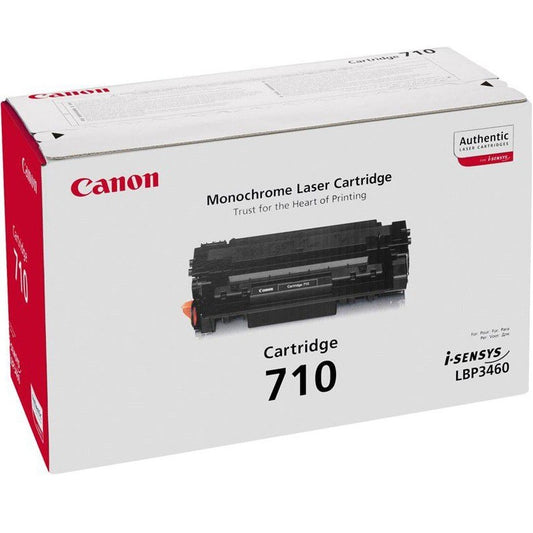 Genuine Canon 710 Black Laser Toner Cartridge (0985B001AA) image 1