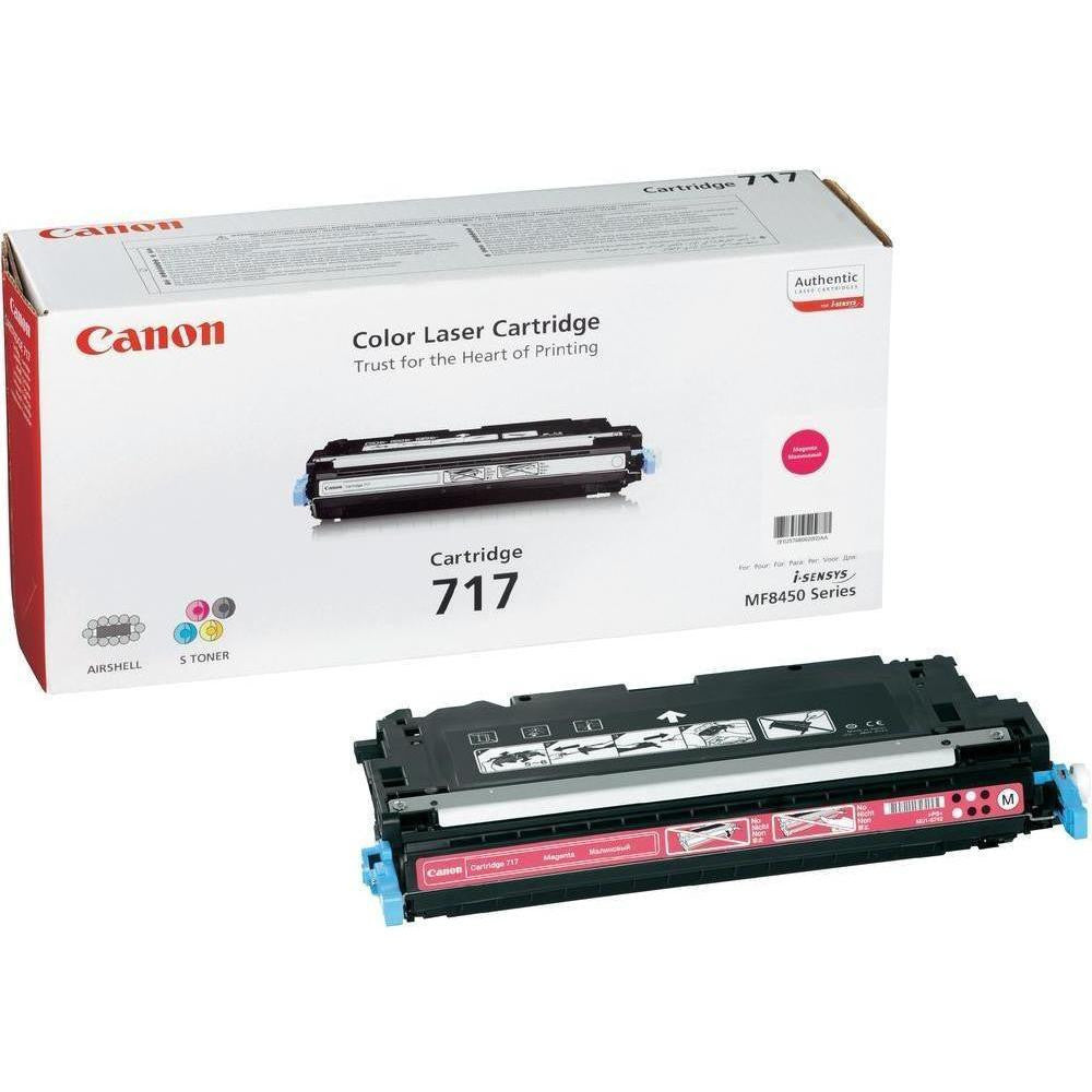 Genuine Canon 717 Magenta Laser Toner Cartridge (2576B002AA) image 1