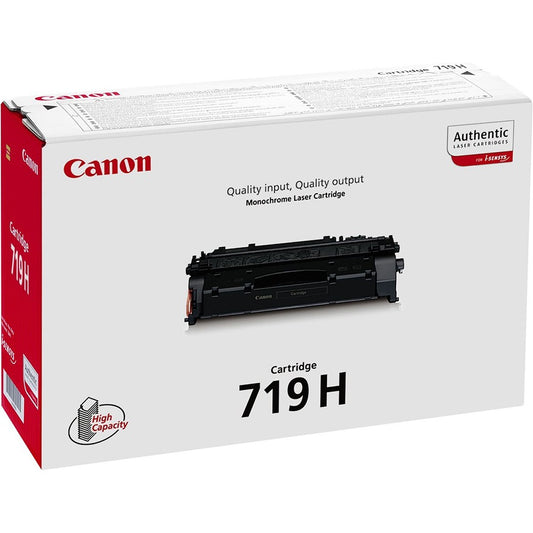 Genuine Canon 719H High Yield Black Laser Toner Cartridge (3480B002AA) image 1