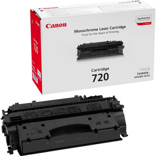 Genuine Canon 720 Black Laser Toner Cartridge (2617B002AA) image 1