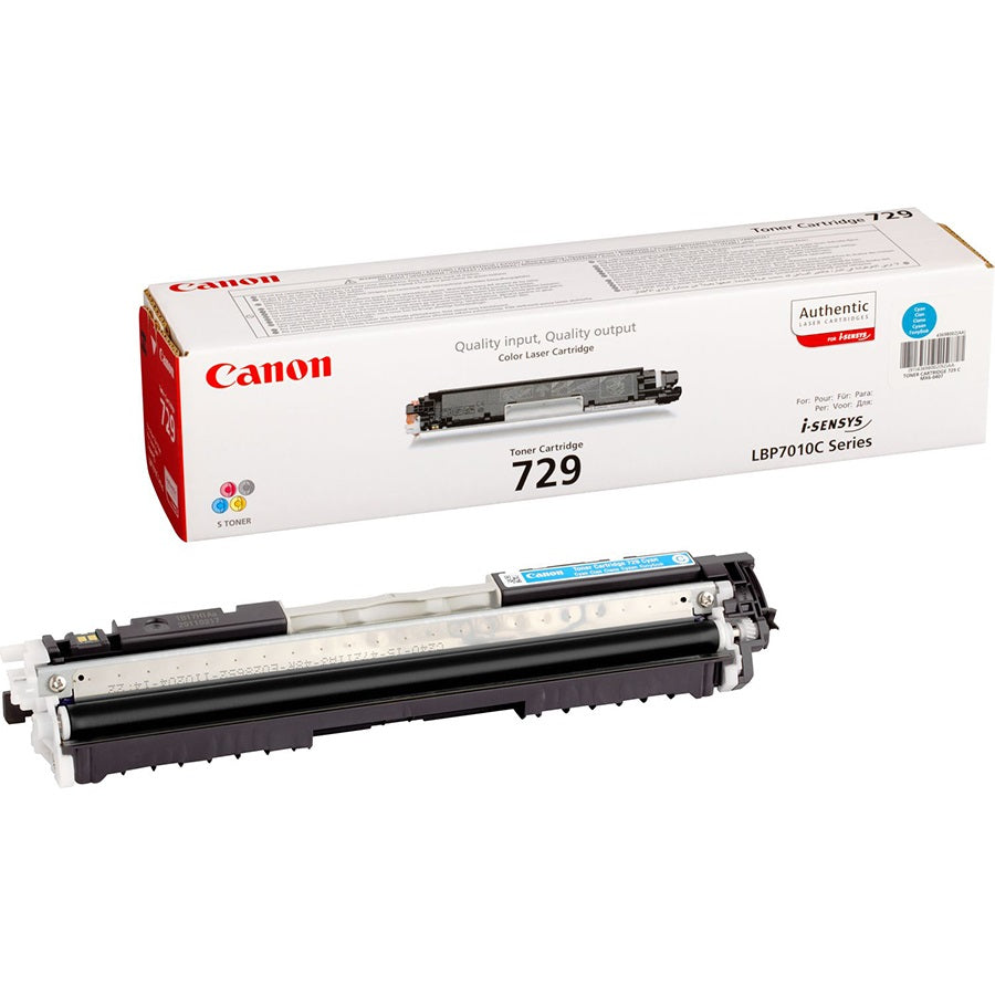 Canon 729 Cyan Laser Toner Cartridge (4369B002AA) image 1
