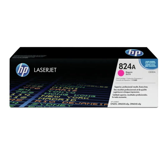 Genuine HP 824A Magenta LaserJet Toner Cartridge (CB383A) image 1