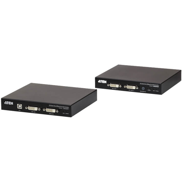 ATEN USB DVI Dual View HD Base T 2.0 KVM Extender (CE624) image 2