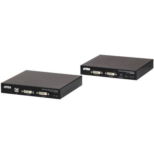 ATEN USB DVI Dual View HD Base T 2.0 KVM Extender (CE624) image 2