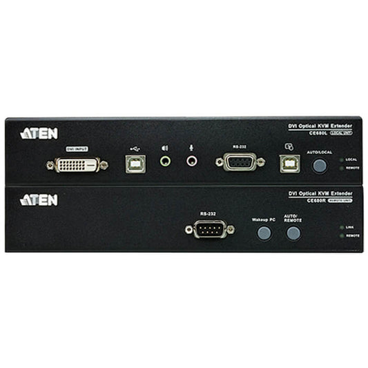 ATEN USB DVI Single Link Optical Console Extender (CE680) image 1