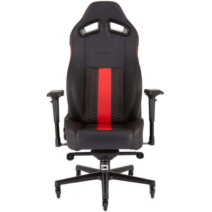 Corsair T2 Road Warrior Gaming Chair – Black/Red (CF-9010008-WW) image 1
