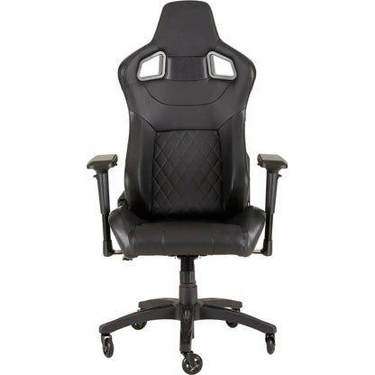 Corsair T1 Race 2018 Gaming Chair – Black (CF-9010011) — front view