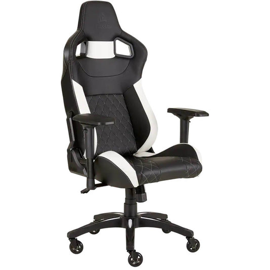 Corsair T1 Race 2018 Gaming Chair – Black/White (CF-9010012) image 2