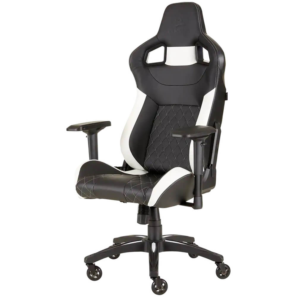 Corsair T1 Race 2018 Gaming Chair – Black/White (CF-9010012) image 3