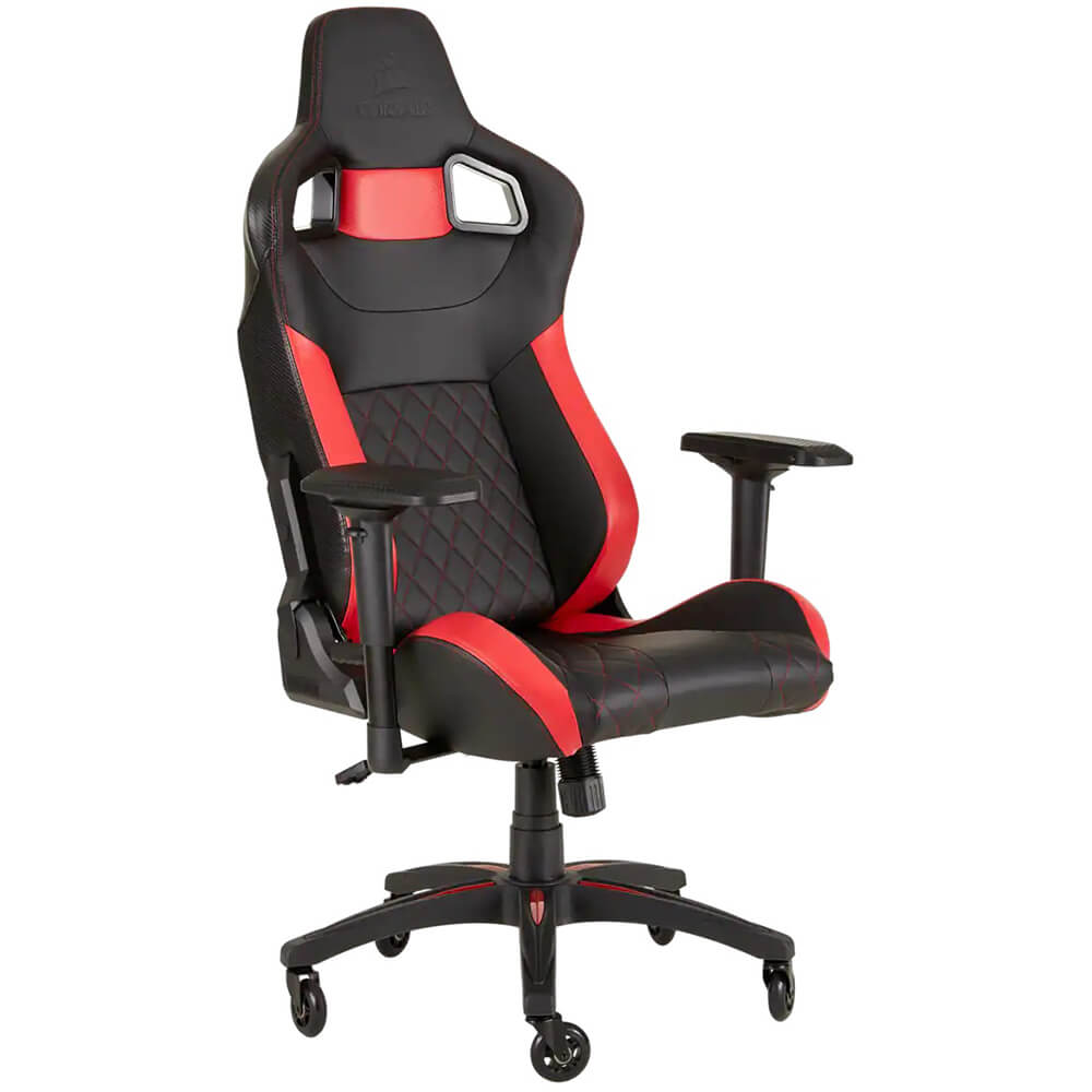 Corsair T1 Race 2018 Gaming Chair – Black/Red (CF-9010013) image 3
