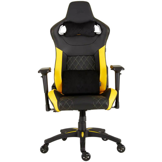 Corsair T1 Race 2018 Gaming Chair – Black/Yellow (CF-9010015) image 1