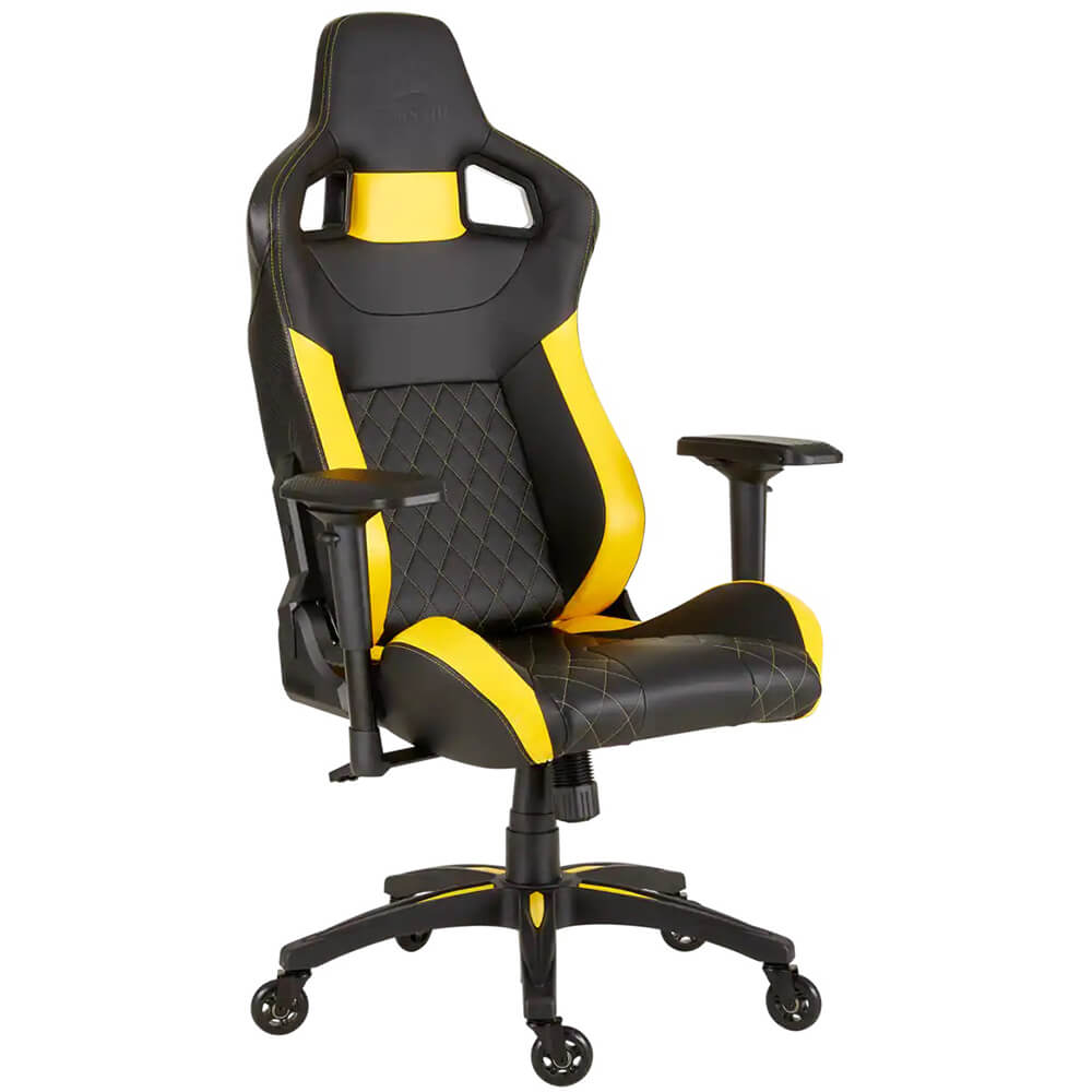 Corsair T1 Race 2018 Gaming Chair – Black/Yellow (CF-9010015) image 3