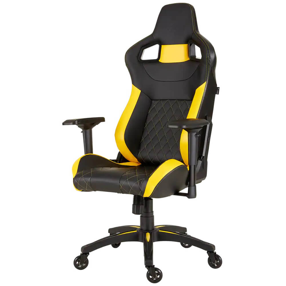 Corsair T1 Race 2018 Gaming Chair – Black/Yellow (CF-9010015) image 4