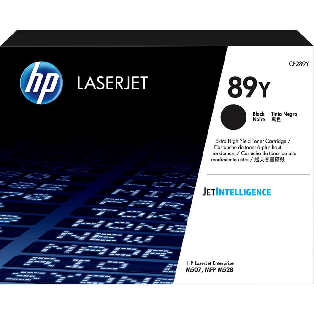Genuine HP 89Y Extra High Yield Black LaserJet Toner Cartridge (CF289Y) image 1
