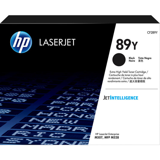 Genuine HP 89Y Extra High Yield Black LaserJet Toner Cartridge (CF289Y) image 1