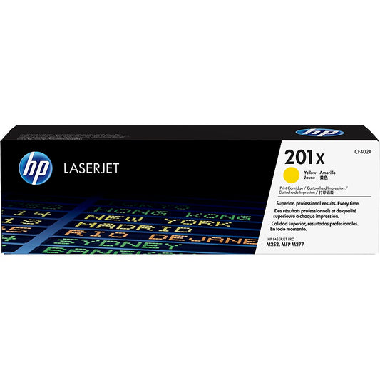 HP 201X High Yield Yellow LaserJet Toner Cartridge (CF402X) image 1