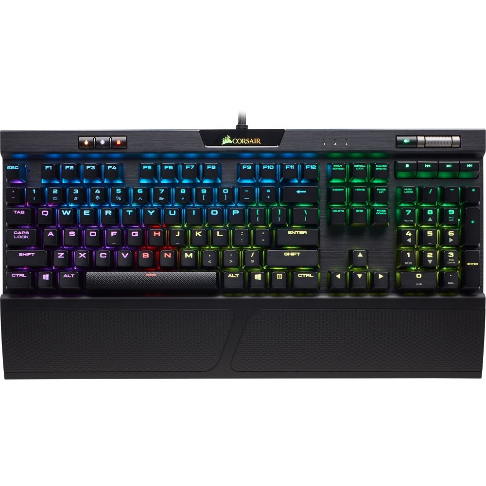 Corsair K70 RGB MK.2 RAPIDFIRE Mechanical Gaming Keyboard – CHERRY MX Speed (CH-9109014-NA) image 1