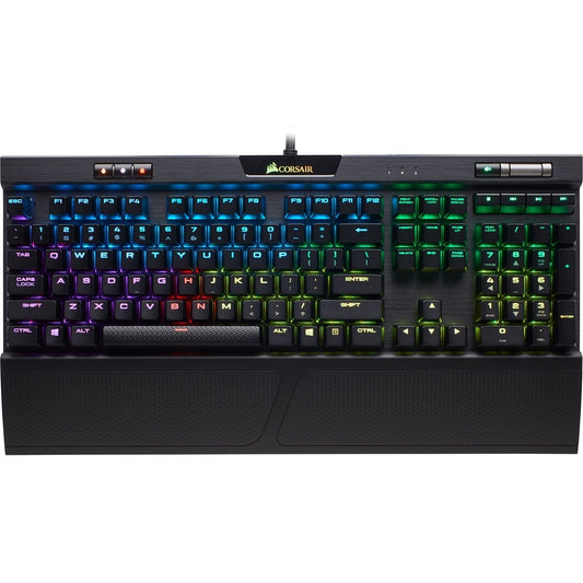 Corsair K70 RGB MK.2 RAPIDFIRE Mechanical Gaming Keyboard – CHERRY MX Speed (CH-9109014-NA) image 1